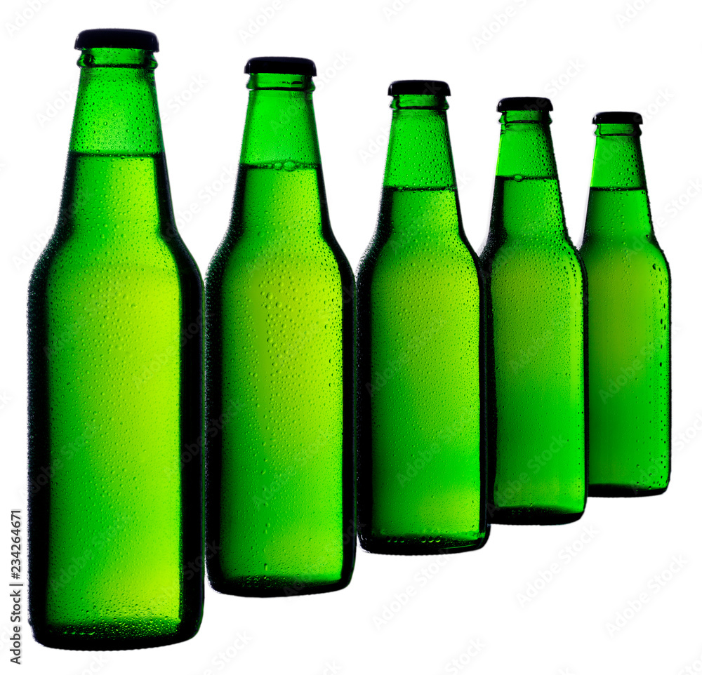 FIVE BOTTLES OF BEER CUT OUT FIVE BOTTLES OF BEER CUT OUT