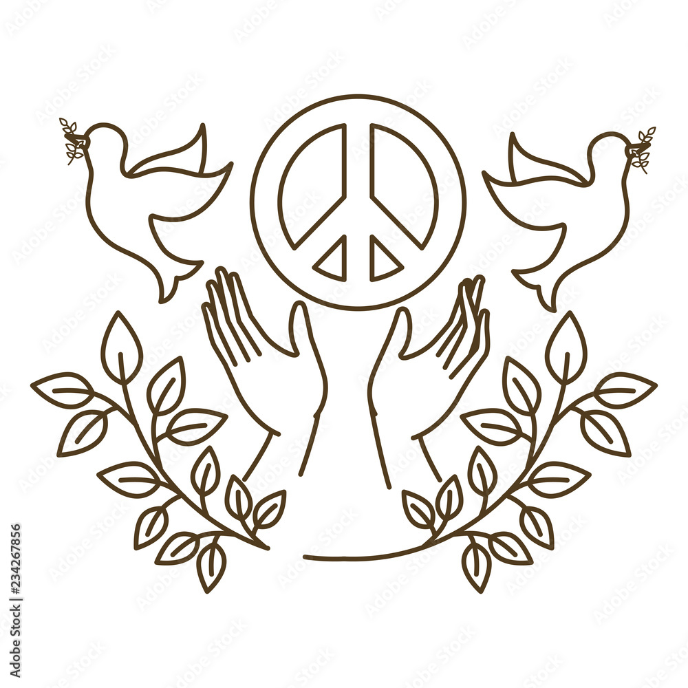 Peace Love And Respect With Hand Sign, Vector Illustration Royalty Free  SVG, Cliparts, Vectors, and Stock Illustration. Image 49605430.