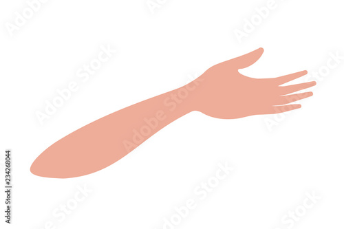 forearm with open hand avatar character