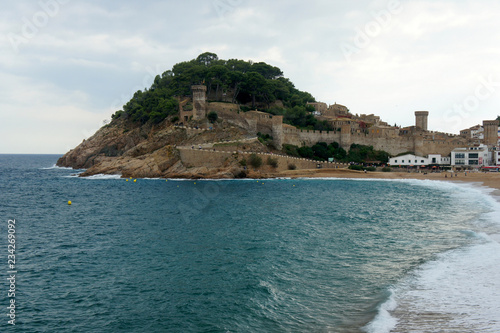Fortress of Tossa de Mar.Spain.Catalonia.