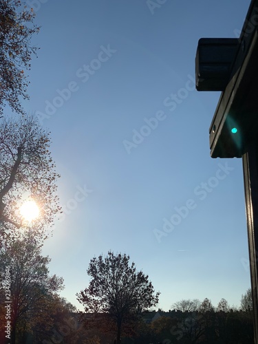 blue skies