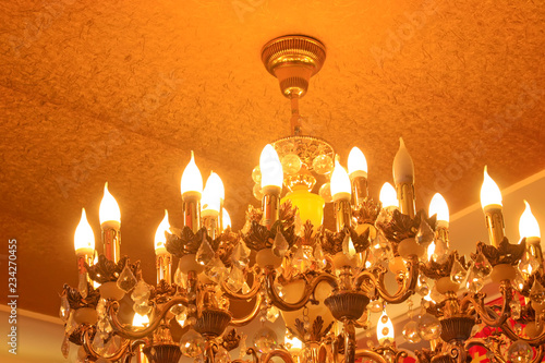 glass chandelier photo