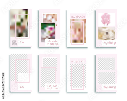 Editable Instagram Stories template. Streaming.