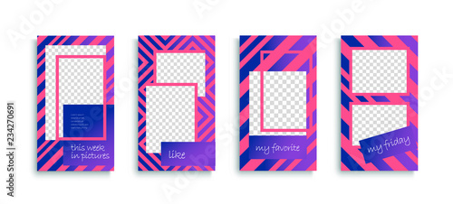 Editable Instagram Stories template. Streaming.