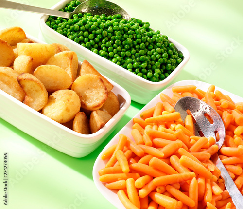 Εκτύπωση καμβά PEAS, CARROTS AND POTATOES