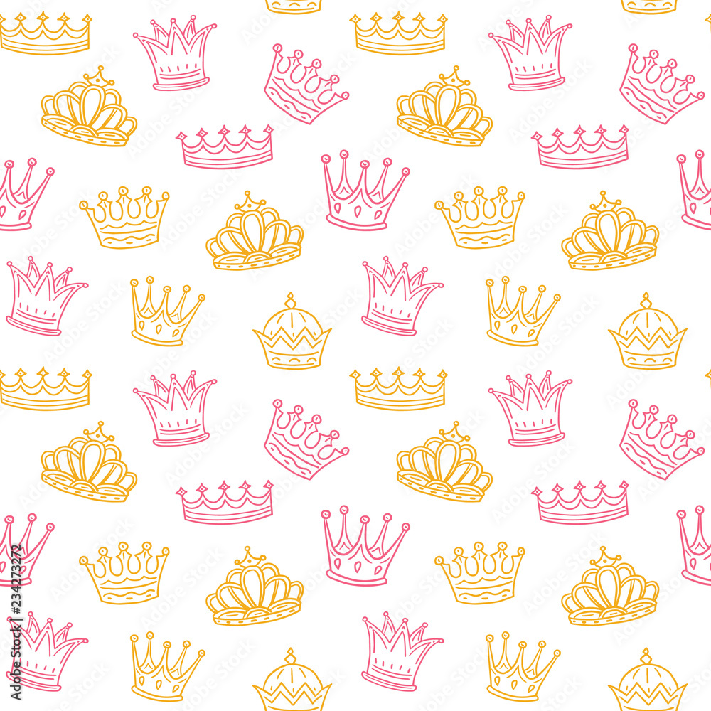 28,200+ Crown Pattern Background Illustrations, Royalty-Free
