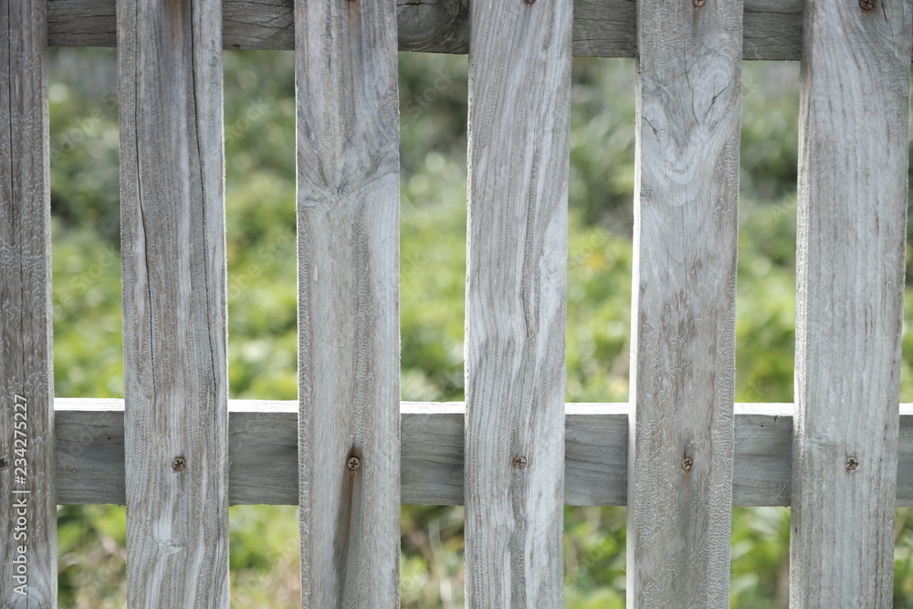 wooden fence