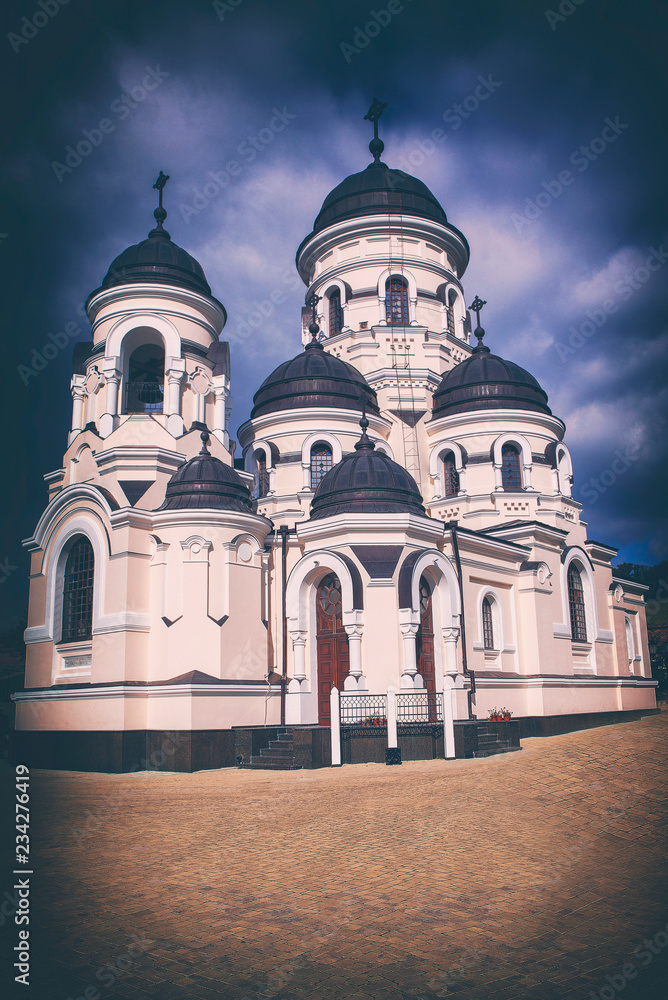 Monastery Capriana , famous place of warship on Moldova 