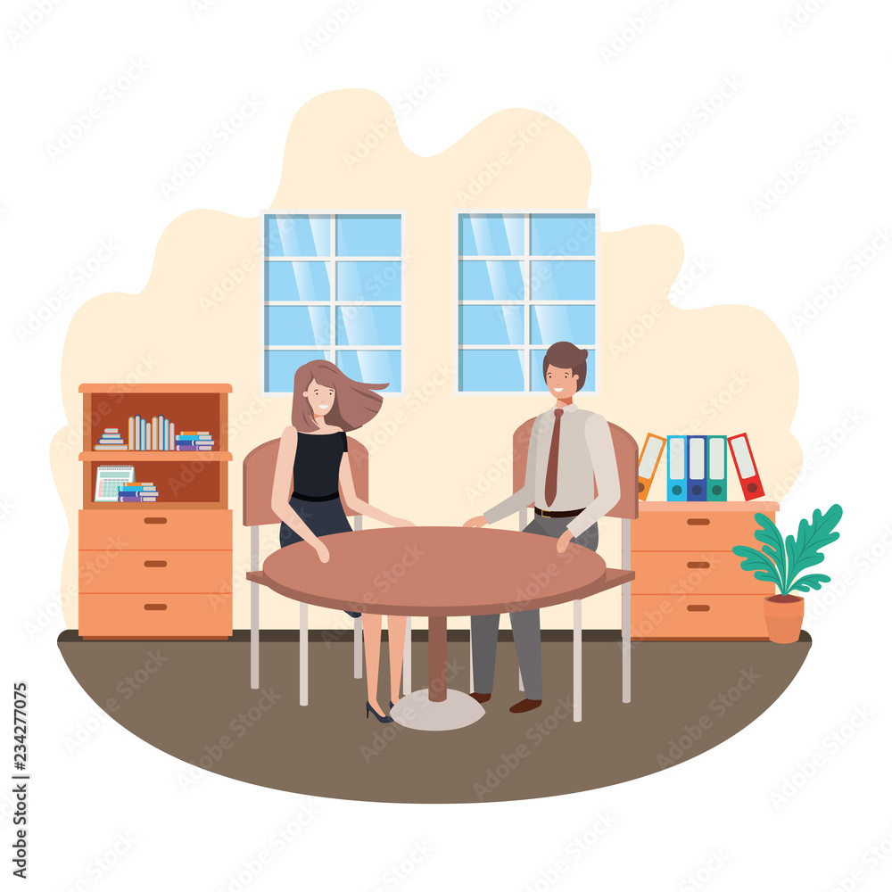 business people sitting in the living room business people sitting in the living room