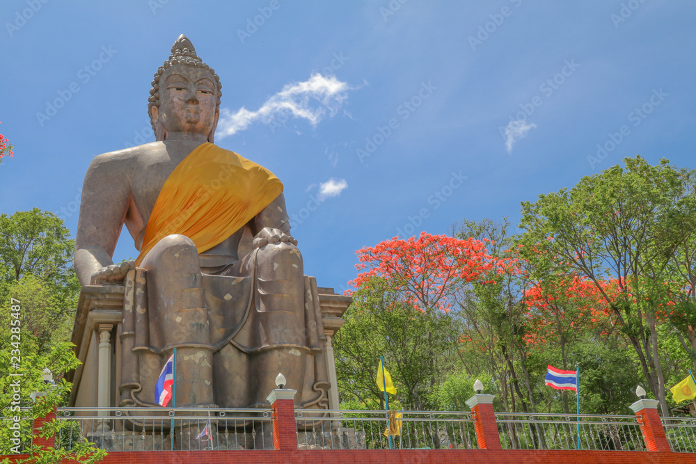 Fototapeta premium statue of buddha in Chonburi province ,Thailand