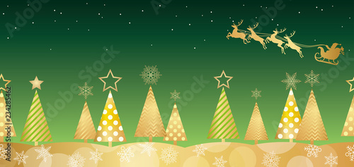 シームレスなクリスマスの背景イラスト
