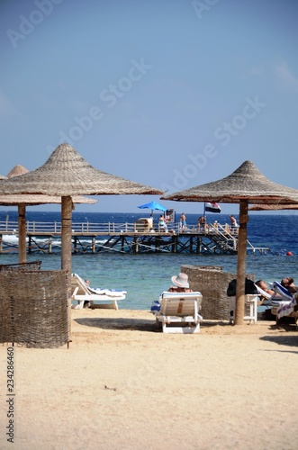 Plage de Marsa Alam  Sud de l Egypte   