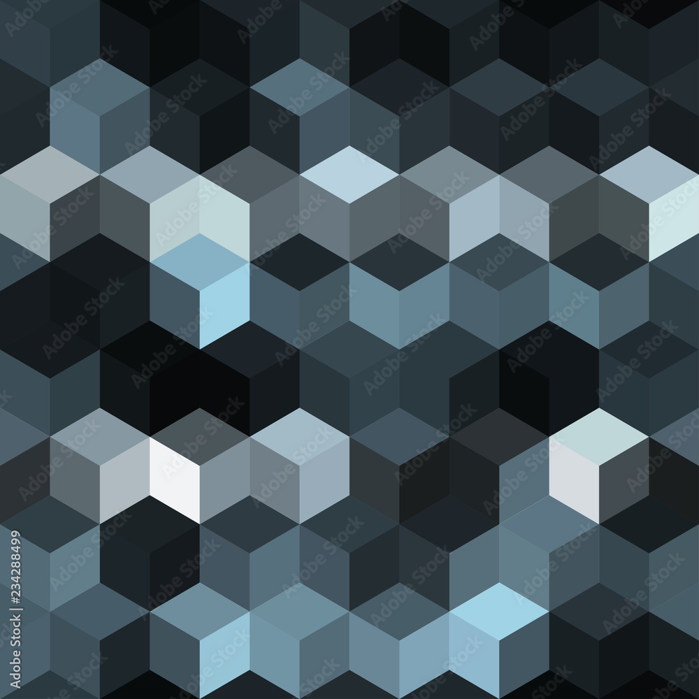 Hexagon grid seamless vector background. Technological polygons bauhaus corners geometric design. Trendy colors hexagon cells pattern for game background. Honeycomb shapes mosaic backdrop. Hexagon grid seamless vector background. Technological polygons bauhaus corners geometric design. Trendy colors hexagon cells pattern for game background. Honeycomb shapes mosaic backdrop.