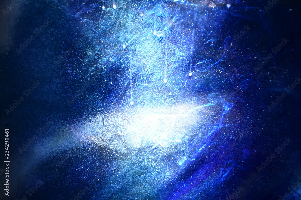 Galaxy background, sprinkle white dust on dark blue background.