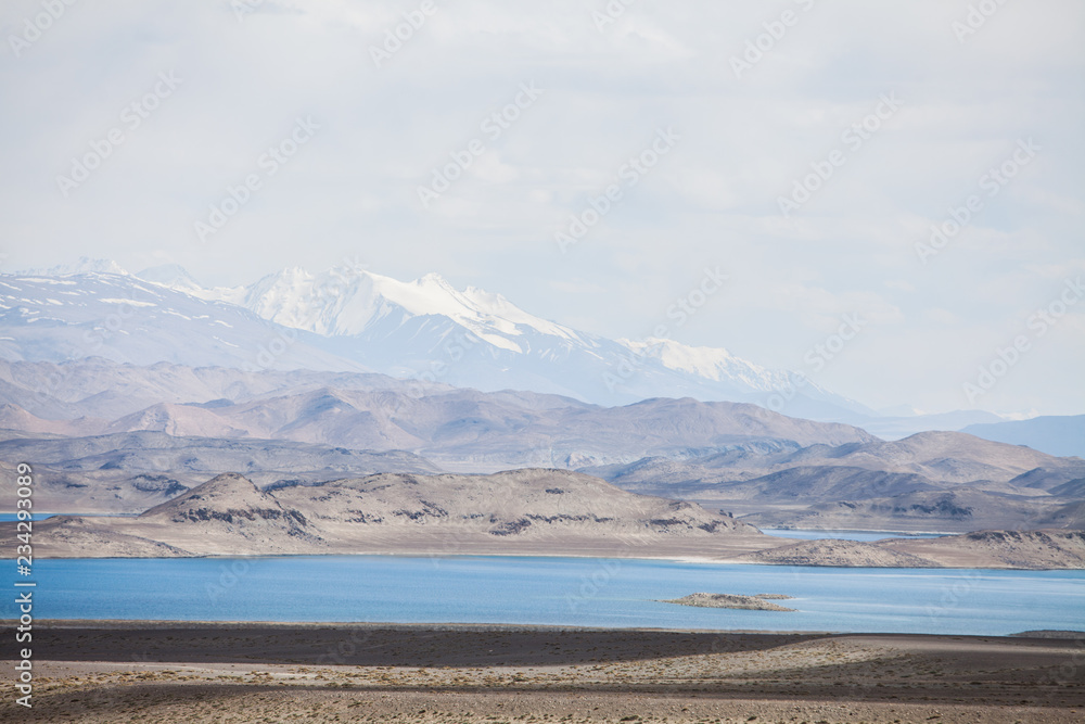 Lake Karakul in Tajikistan