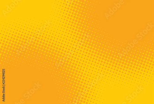 retro comic yellow background raster gradient halftone,