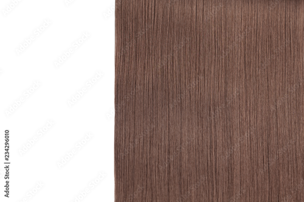 Fototapeta premium Closeup on luxurious glossy brown hair