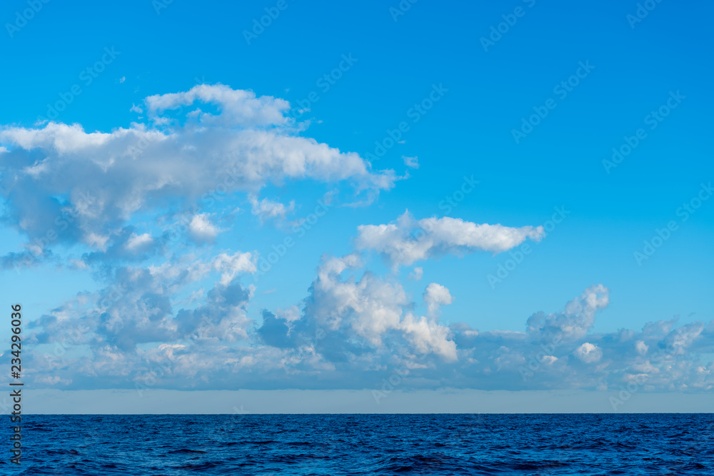 Obraz premium 晴天の玄界灘
