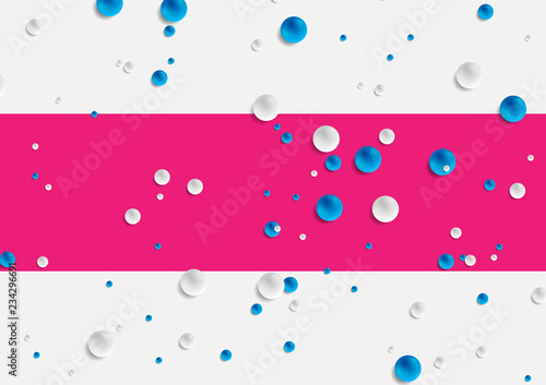 Colorful abstract tech background with balls