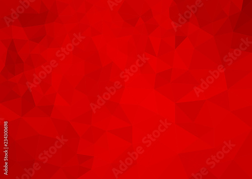 Red geometric texture. Christmas background
