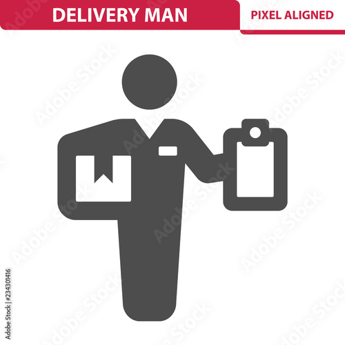 Delivery Man Icon
