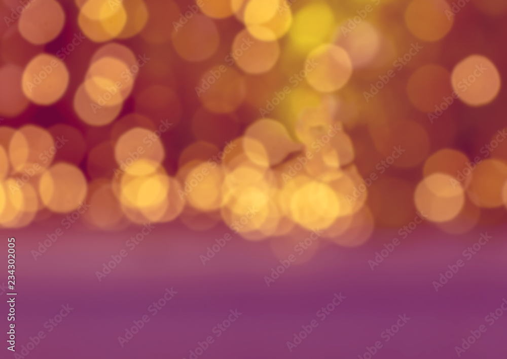 Abstract golden and light yellow bokeh from car lights Glittering Christmas and New Year Abstract golden and light yellow bokeh from car lights Glittering Christmas and New Year