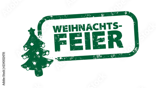 Stempel - Weihnachtsfeier - Tannenbaum