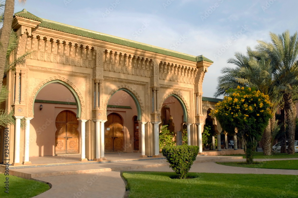 Architecture marocaine, palais, Maroc