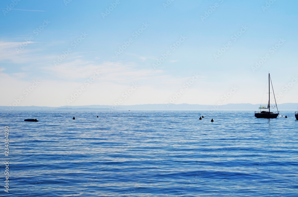 Yacht in the Sea