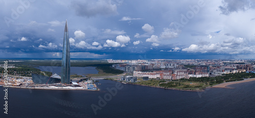 Panorama of St. Petersburg Lakhta Center