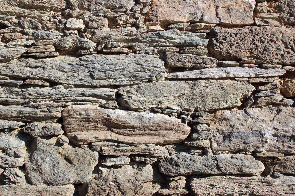 Old handmade stone wall masonry detail texture horizontal Old handmade stone wall masonry detail texture horizontal
