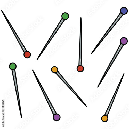 Dressmakers Sewing Pins Set