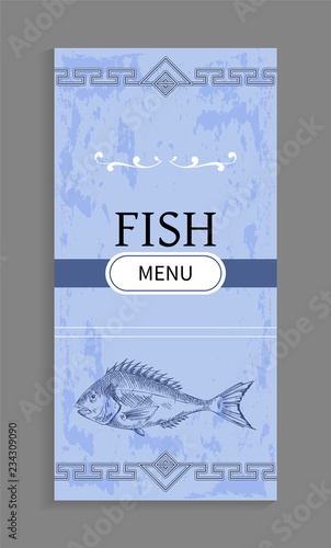 Interesting Idea for Fish Menu with Decoration