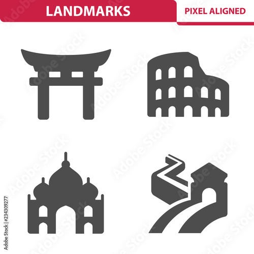 Landmarks Icons