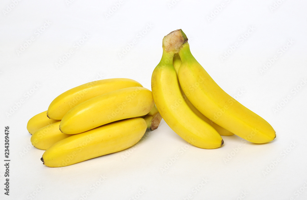 Banana baby on white Banana baby on white