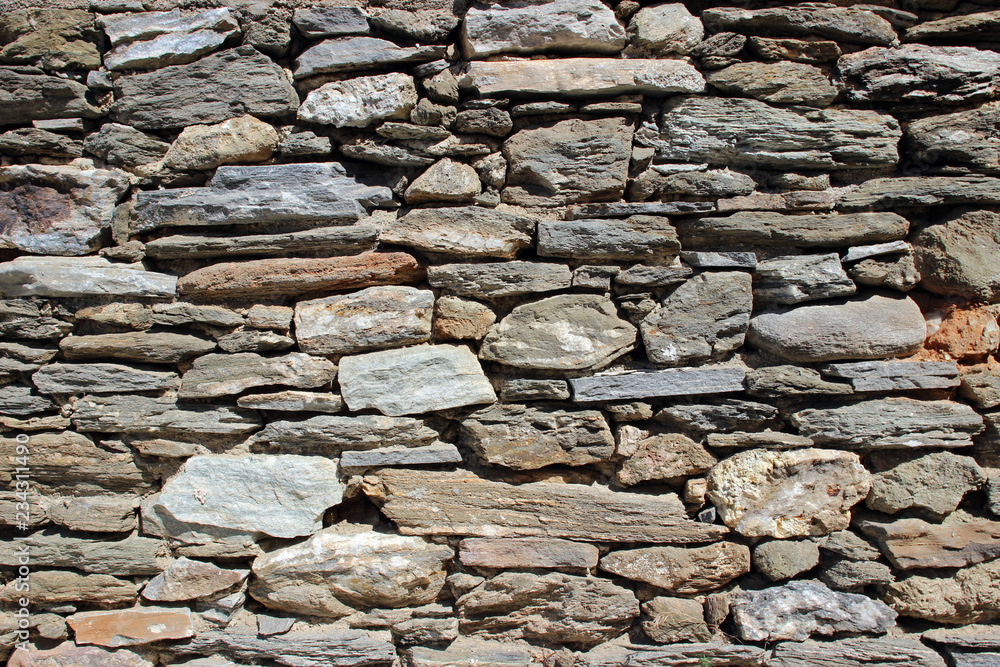  Stone wall surface texture close up detail
