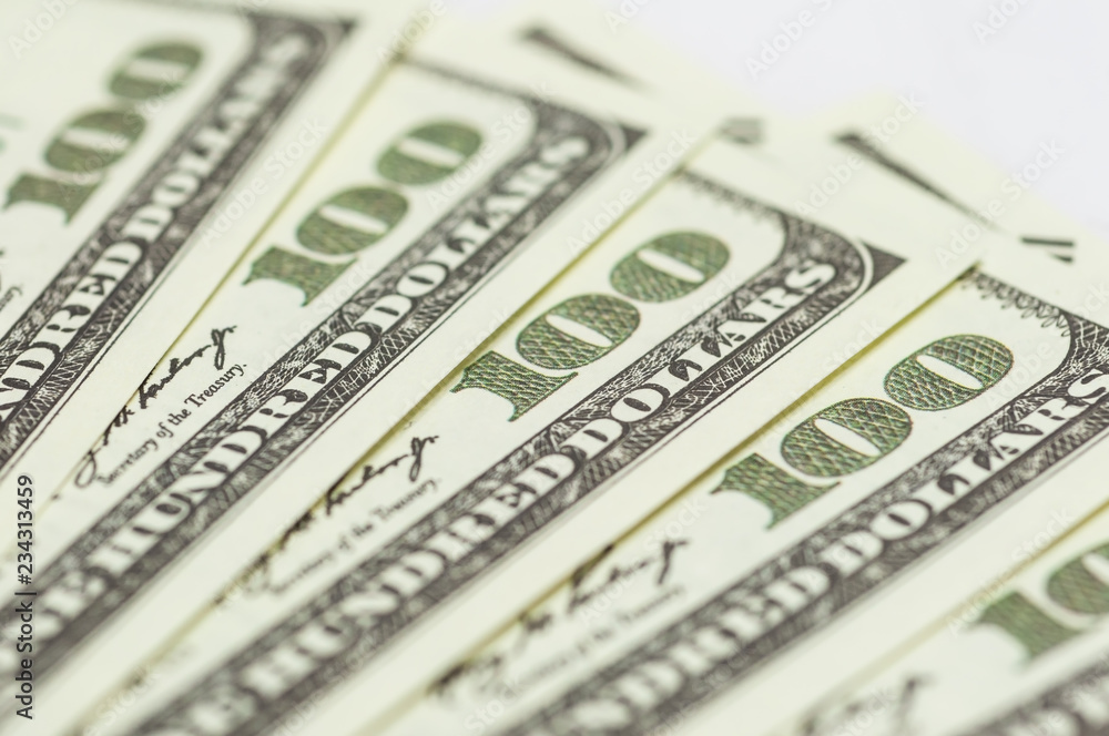 Close up dollar banknotes, money market bankrupt concept. Close up dollar banknotes, money market bankrupt concept.