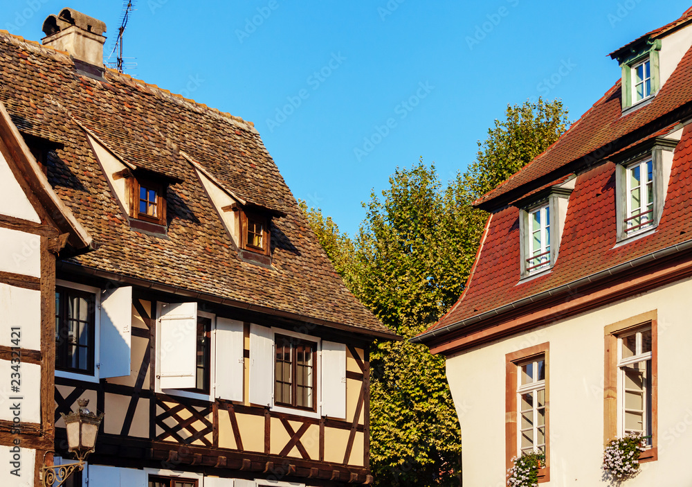 Old traditional houses in Strasbourg