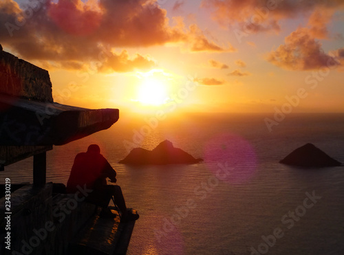 фотографія Sunrise from Lanikai Pillbox Hawaii