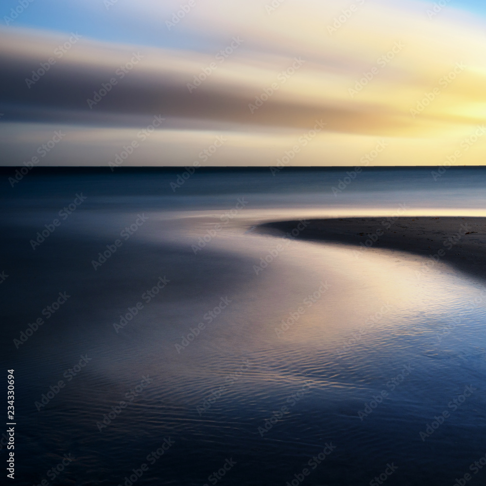 Fototapeta premium The Baltic Sea coast in Sassnitz, Ruegen, Northern Germany.