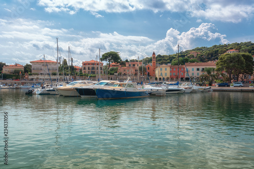 The harbor of the French peninsula of Saint-Jean-Cap-Ferrat on the Cote d'Azur