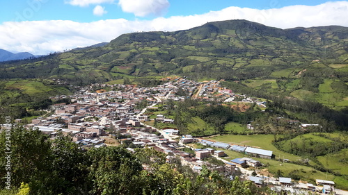 village in mountains (Huarmaca - Peru)