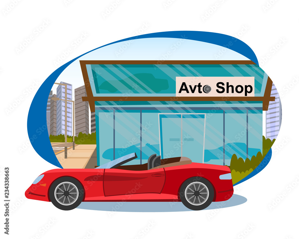 The Concept Sales of new Cars in Avto Shop