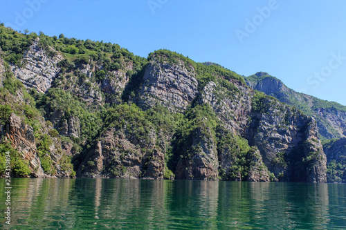 Koman Lake in Albania © Dmitry