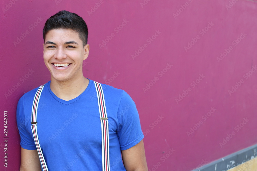 Fotografie Latino male with copy space
