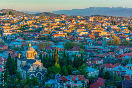 Panoramic view of the city of Kutaisi,Georgia