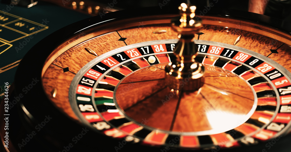 High contrast image of casino roulette background High contrast image of casino roulette background