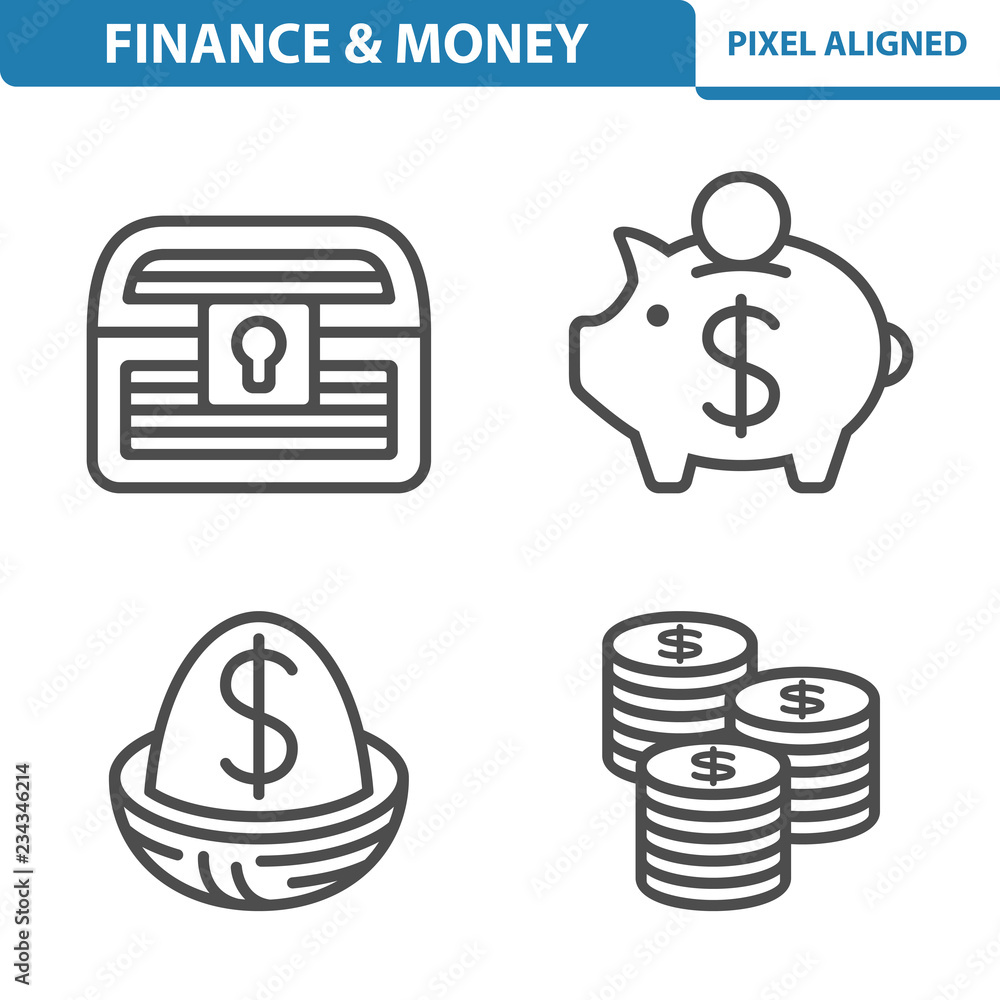 Fotografie Finance / Money Icons