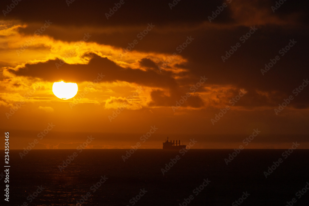 Sunset at the beach