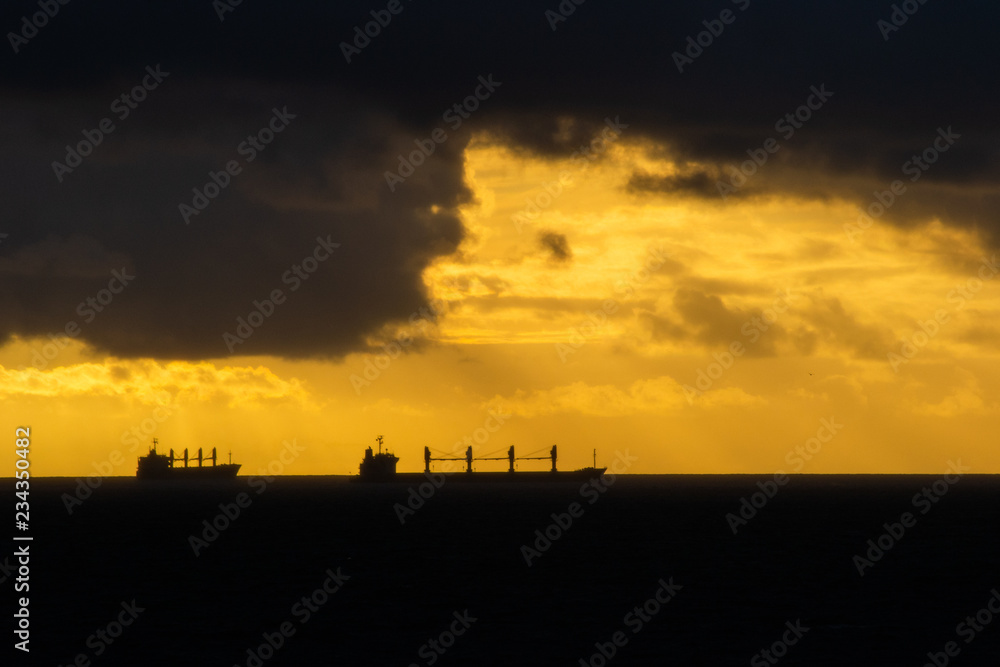 Sunset at the beach